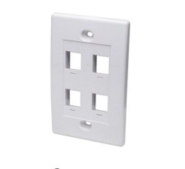Panel przedni na 4 moduły Keystone, na puszkę natynkową