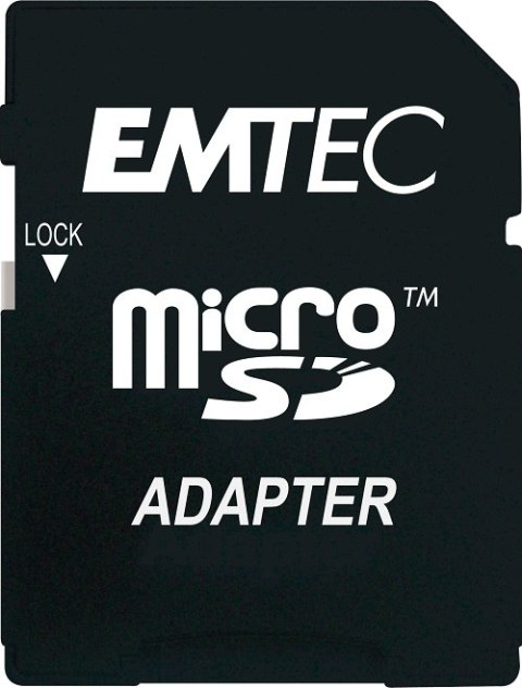 Karta pamięci EMTEC microSDHC 16 GB Adapter