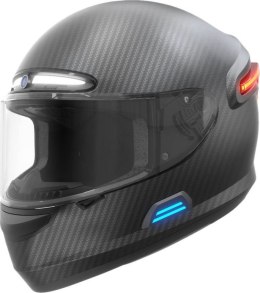 Kask motocyklowy z kamerą 1080p Bluetooth LED/SOS 58-59cm