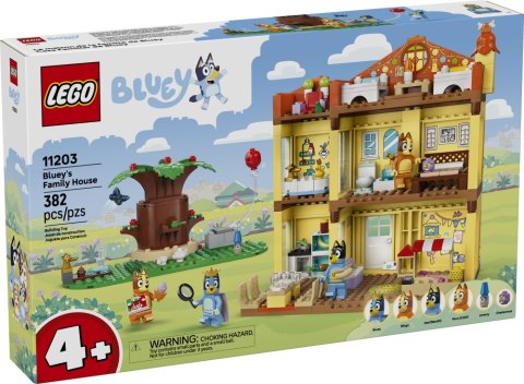 LEGO BLUEY Dom rodzinny Blue 11203