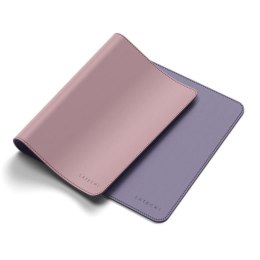 Satechi Dual Eco Leather Desk - dwustronna podkładka na biurko z eko skóry (pink/purple) [SD]