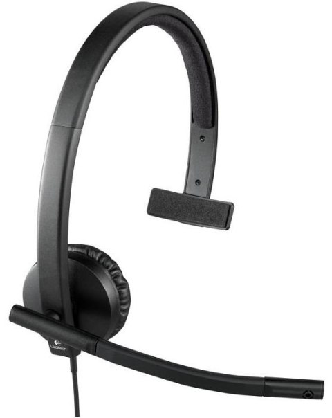 Słuchawki z mikrofonem LOGITECH H570e Czarny
