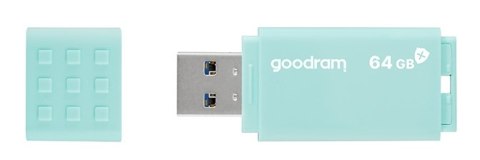 Pendrive (Pamięć USB) GOODRAM (64 GB /USB 3.0 /Miętowy )
