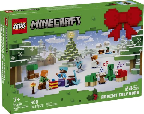 LEGO MINECRAFT Kalendarz adwentowy na 2025 rok 21280