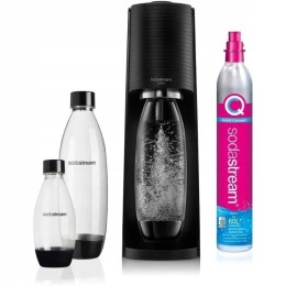 SodaStream Soda Maker Terra Megapack QC czarny 3 butelki (2270214) po zwr.
