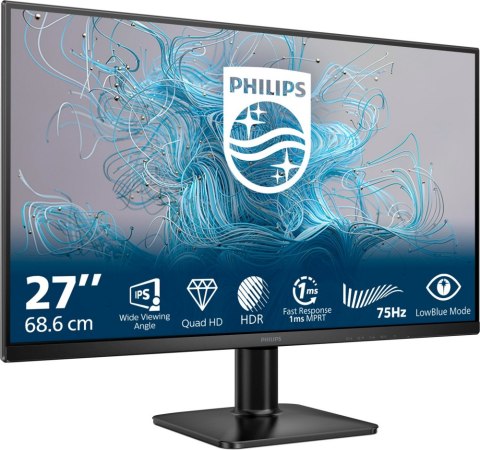 Monitor PHILIPS 27E2N1500L/00 (27" /IPS /100Hz /2560 x 1440 /Czarny)