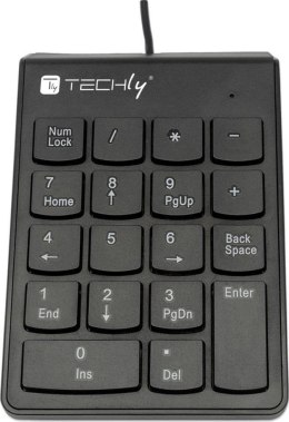 Klawiatura Przewodowa TECHLY IDATA KP-BLKTY