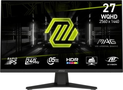 Monitor MSI MAG 274QF X24 (27" /Rapid IPS /180Hz /2560 x 1440 /Czarny)