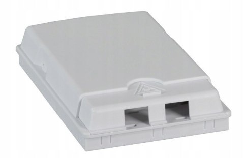 Gniazdo klienckie FTTH wewnętrzne na 2 adaptery