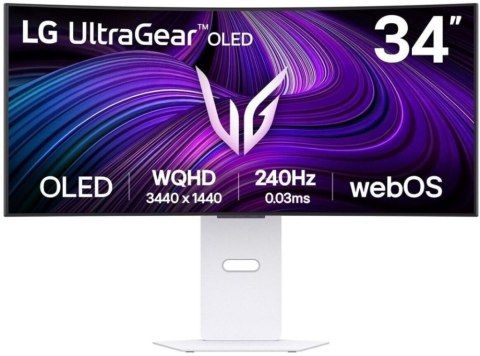Monitor LG 34GX90SA-W (34" /OLED /240Hz /3440 x 1440 /Biały)