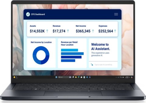 Notebook DELL Pro 14 Premium PA14250 (14"/Ultra 7 268V /32GB/SSD512GB/W11P/Szaro-czarny)