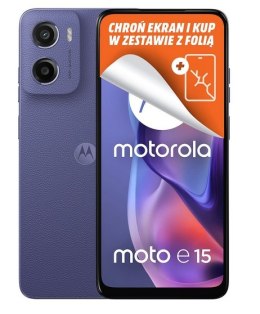 Smartphone MOTOROLA Moto E15 4G (LTE) 2 GB/64 GB Lawendowy 64 GB Lawendowy PB6S0003PL