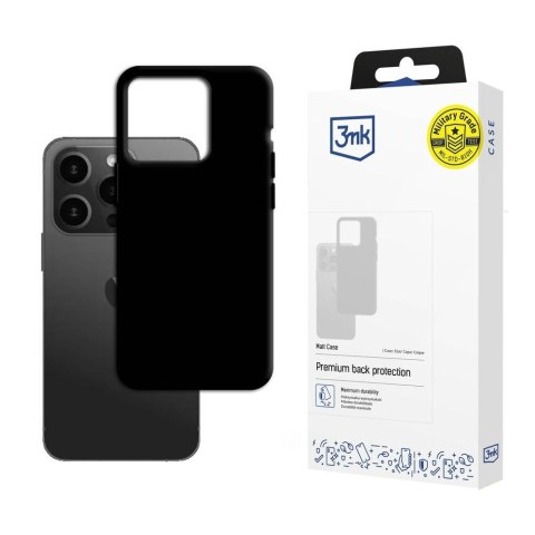 Matt Case iPhone 15 Pro Max 6,7 Czarny