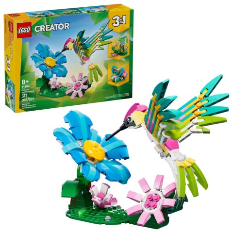 LEGO Creator 3w1 Dzikie zwierzęta kolorowy koliber 31384