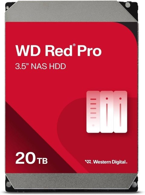 WD Red Pro 20 TB WD202KFGX (20 TB /3.5" /7200RPM )