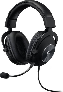 Słuchawki z mikrofonem LOGITECH G Pro X Czarne Czarny