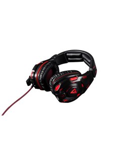 Słuchawki z mikrofonem MODECOM MC-832 Ghost Czarno-czerwony