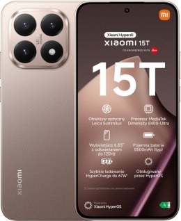 Smartphone XIAOMI 15T 5G 12/256GB Złoty 256 GB Złoty 68146