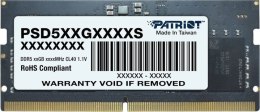 Pamięć PATRIOT (SODIMM/DDR5/12 GB/5600MHz/1.1V/46 CLCL/SINGLE)