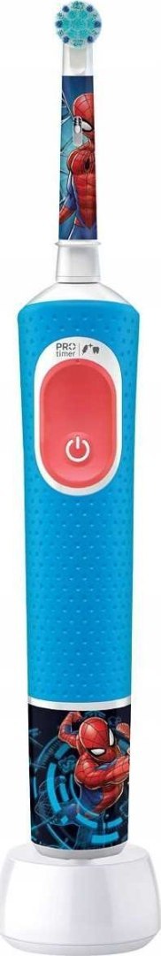 Szczoteczka soniczna BRAUN Vitality Pro Kids 103 Spiderman Blue Niebiesko-biały (D103.413.2K)
