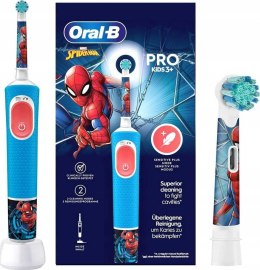 Szczoteczka soniczna BRAUN Vitality Pro Kids 103 Spiderman Blue Niebiesko-biały (D103.413.2K)