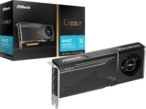 Karta graficzna ASROCK Asrock Creator R9700 CT 32G (R9700 CT 32G)