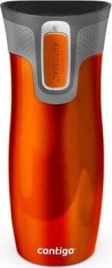 Kubek termiczny podwójne ścianki Contigo West Loop, Tangerine 2.0 470 ml