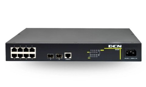 S4200-10P-PL-SI - Managed L2 PoE Access Switch 8x10/100/1000Base-T with PoE+ (70W) RJ45 + 2x1000Base-X SFP, AC Power Supply, 0° 
