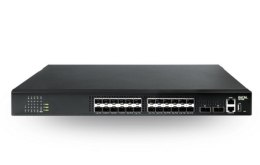 S5750E-26X-SI-R2 - Managed L2 Aggregation Switch 24x 1/10GBase-X SFP+ + 2x 40GBase-X QSFP, Redundant Power Supply 230V AC + 48V 