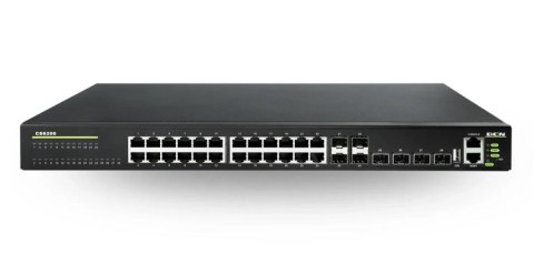 CS6200-28X-EI-R2 - Managed L3 Switch 20x 10/100/1000Base-T + 4xCombo (RJ45 or SFP) + 4x 1/10GBase-X SFP+, Redundant Power Supply