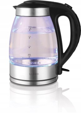 Czajnik MAESTRO MR-078 (1.8L /1800W /Czarno-srebrno-przezroczysty )