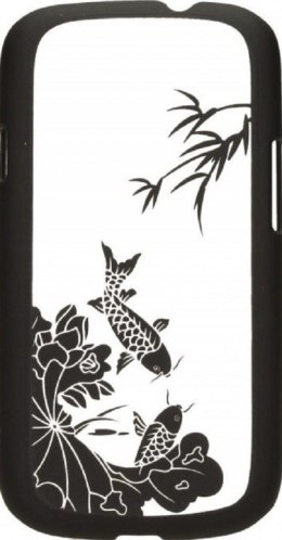 Etui Samsung S3 Ryba Koi czarny