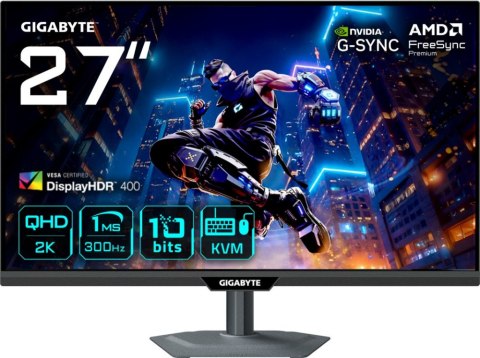 Monitor GIGABYTE M27Q3 (27" /IPS /300 HzHz /2560 x 1440 /Czarny)