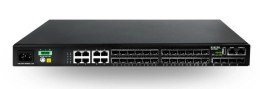 S5750E-28F-SI-D - Managed L3 Lite Aggregation Switch 16x100/1000Base-X SFP, 8xCombo (RJ45 or SFP), 4x 1/10GBase-X SFP+, Redundan