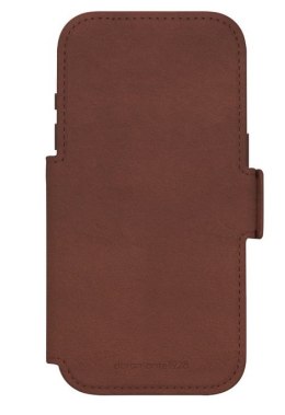 Dbramante 1928 Lynge MS - skórzane etui ochronne do iPhone 17 Pro kompatybilne z MagSafe (dark tan)