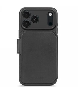 Decoded Leather Detachable Wallet - skórzana obudowa ochronna do iPhone 17 Pro Max kompatybilna z MagSafe (black)