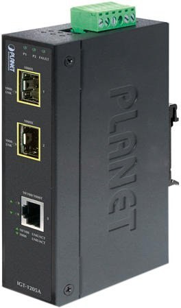 MEDIA KONWERTER PLANET IGT-1205AT 1000BASE-T->1000BASE-X SFP PRZEMYSŁOWY