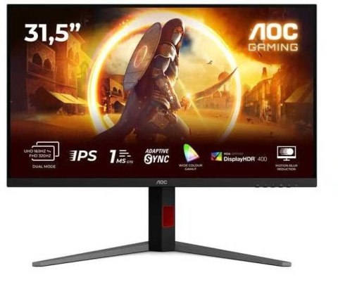 Monitor AOC U32G4U (31.5" /Rapid IPS /160 Hz, 320 HzHz /1920 x 1080 /Czarny)