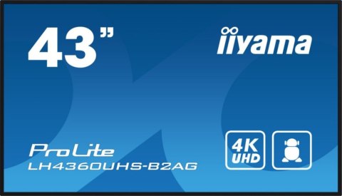 Monitor IIYAMA LH4360UHS-B2AG (42.5" /VA /60Hz /3840 x 2160 /Czarny)