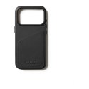 Mujjo Wallet Leather Case - etui skórzane do iPhone 17 Pro kompatybilne z MagSafe (black)