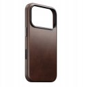 NOMAD Traditional Leather Case - skórzane etui do iPhone 17 Pro kompatybilne z MagSafe, skóra Horween (rustic brown)