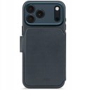 Decoded Leather Detachable Wallet - skórzana obudowa ochronna do iPhone 17 Pro Max kompatybilna z MagSafe (navy shadow)
