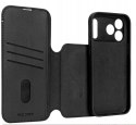 Decoded Leather Detachable Wallet - skórzana obudowa ochronna do iPhone 17 Pro kompatybilna z MagSafe (black)