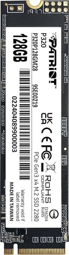 Dysk SSD PATRIOT P320P128GM28 (M.2 2280″ /128 GB )