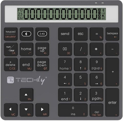 Klawiatura Bezprzewodowa TECHLY IDATA KB-1005CAL
