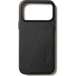 Mujjo Wallet Leather Case - etui skórzane do iPhone 17 Pro Max kompatybilne z MagSafe (black)