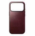 NOMAD Modern Leather Case - skórzane etui do iPhone 17 Pro kompatybilne z MagSafe, skóra Horween (burgundy) [go]