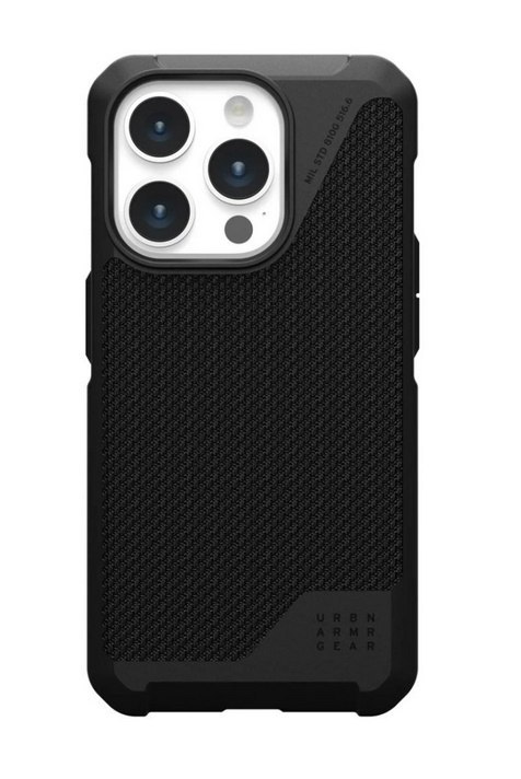 UAG Metropolis LT Magsafe - obudowa ochronna do iPhone 15 Pro kompatybilna z MagSafe (kevlar black)