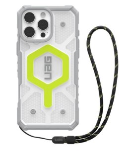 UAG Pathfinder Clear Magsafe Bundle - obudowa ochronna do iPhone 16 Pro kompatybilna z MagSafe oraz smycz na telefon (active neo