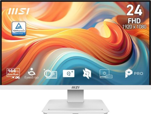 Monitor MSI PRO MP241W E14V (23.8" /VA /144Hz /1920 x 1080 /Biały)